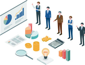 法人参入イラスト