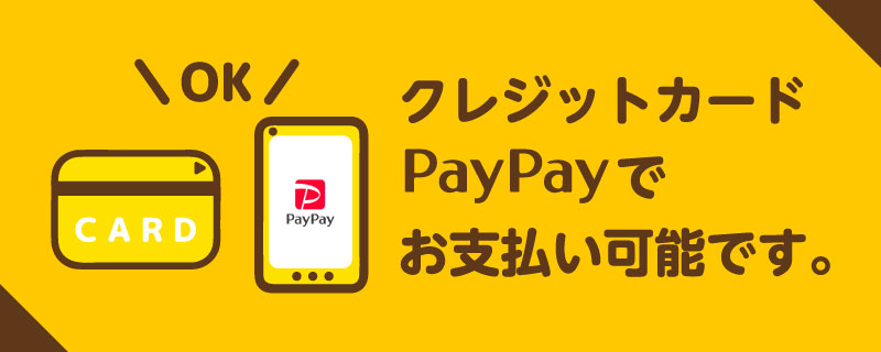 paypay、クレジットカード使用可